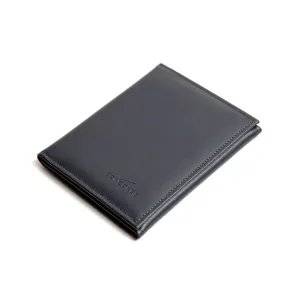 Concorde Travel Documents Holder - Black Leather