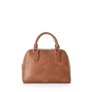 MADELYN Vegan Satchel in Camel