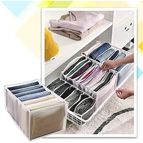 7 Grid Washable Cloth Organizer