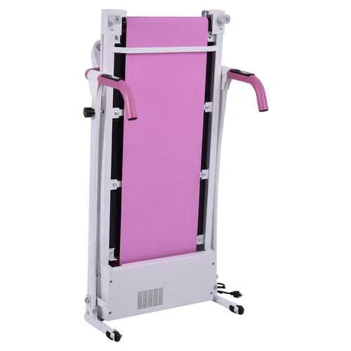 800 W Folding Fitness Treadmill Running Machine-Pink