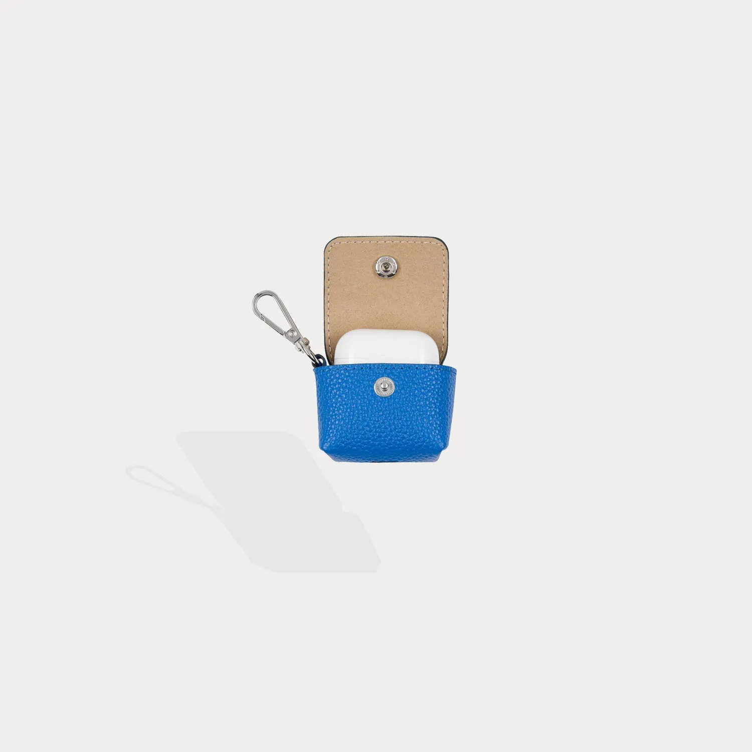 Avery AirPods Clip-On Pouch - Palace Blue/Silver