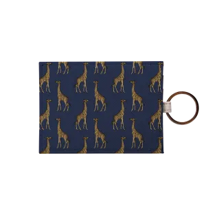 Blue Giraffe Card Holder