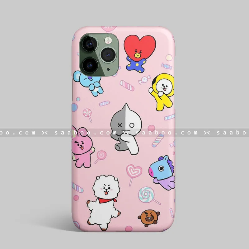 BTS BT21 Pink All Characters