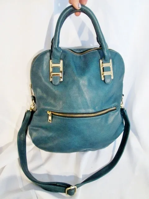 CALL IT SPRING Convertible Vegan Crossbody Shoulder Bag Purse BLUE SEAFOAM Tote