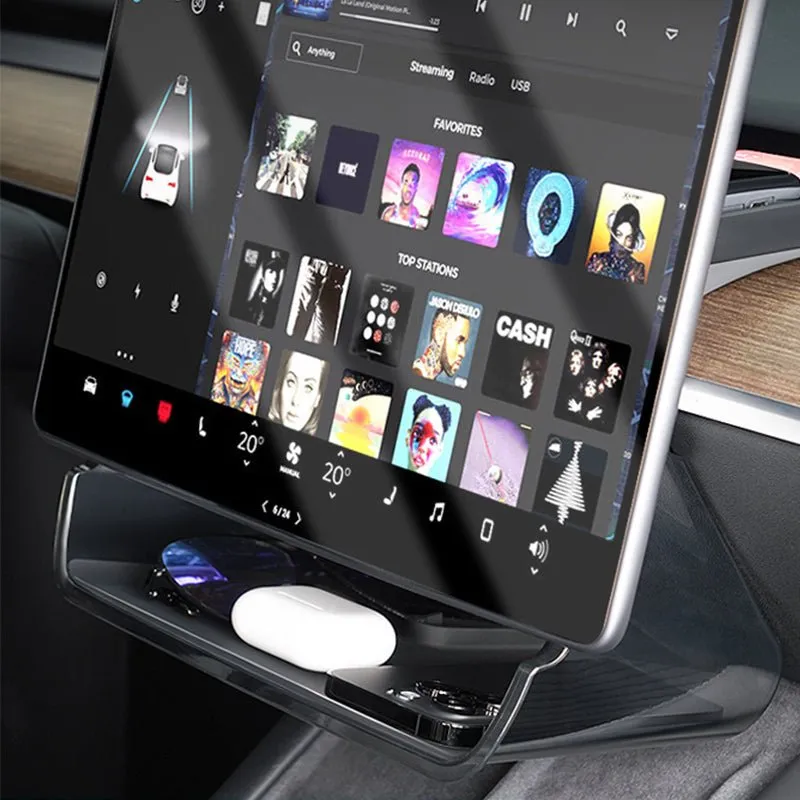 Center Console Organizer Under Screen Storage for Tesla Model 3 Highland