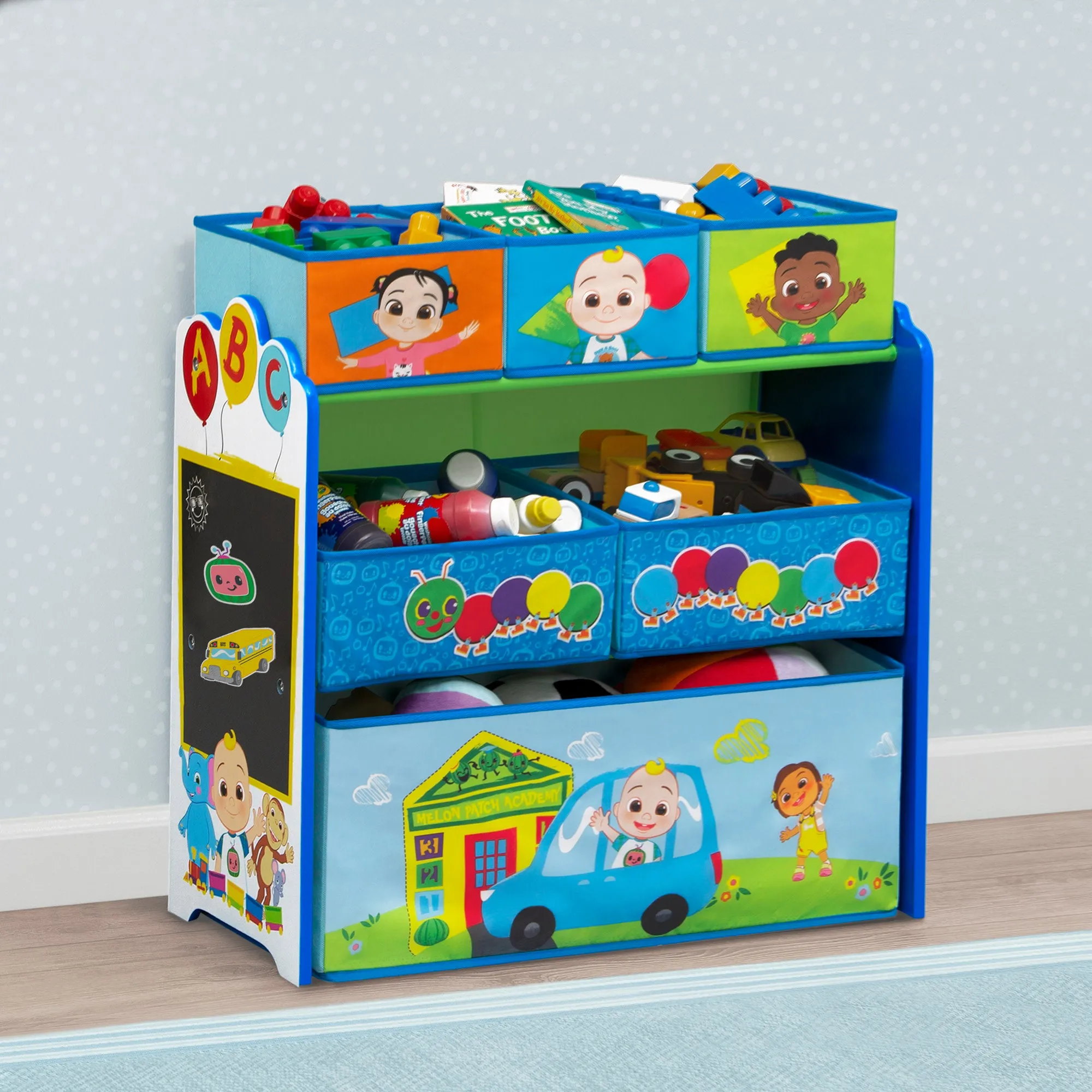 CoComelon 6 Bin Design and Store Toy Organizer