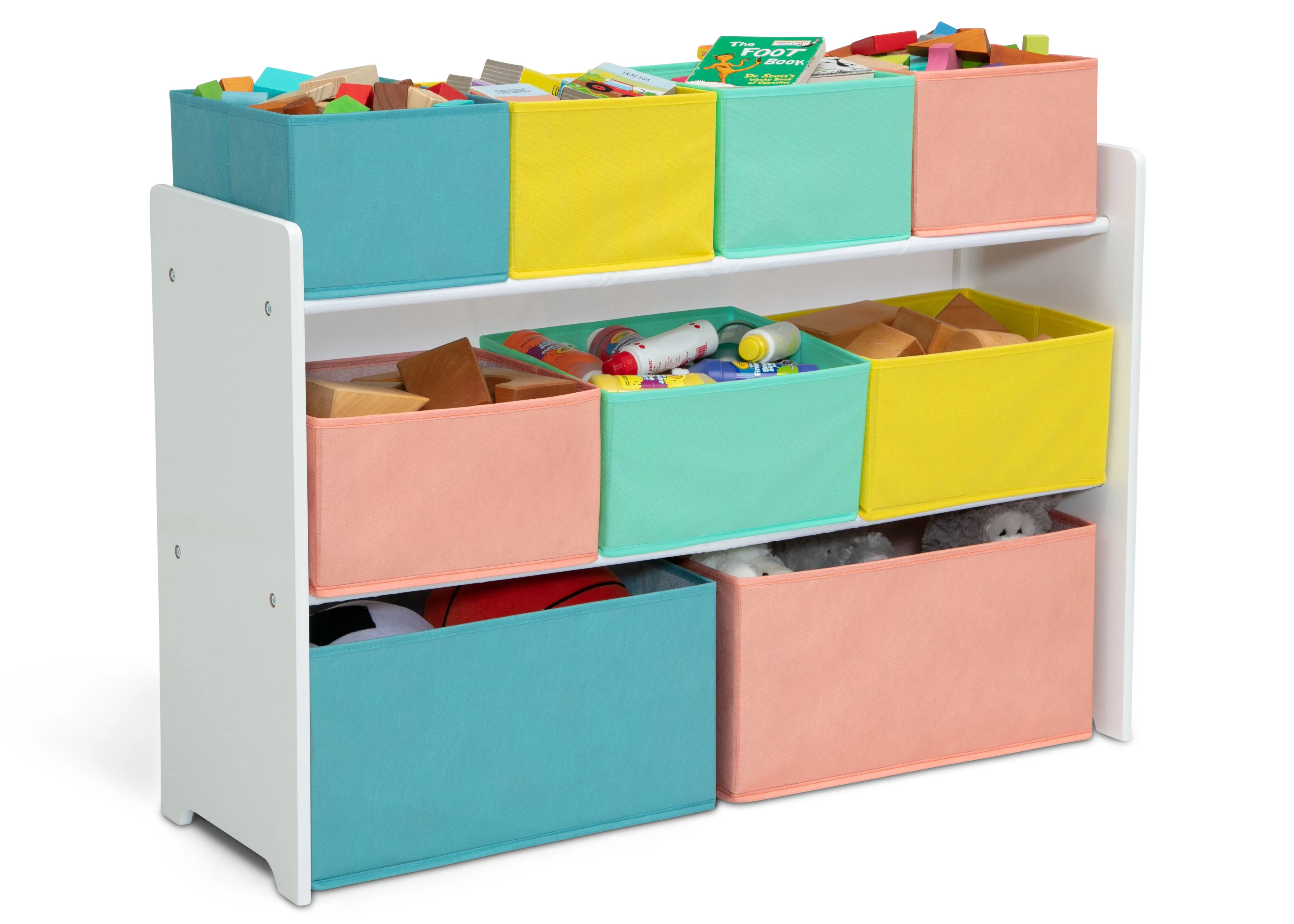 Deluxe Multi-Bin Toy Organizer with Storage Bins