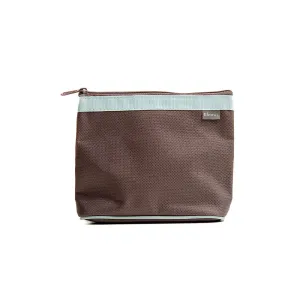 Elemis Canvass Pouch - Brown - Light Blue