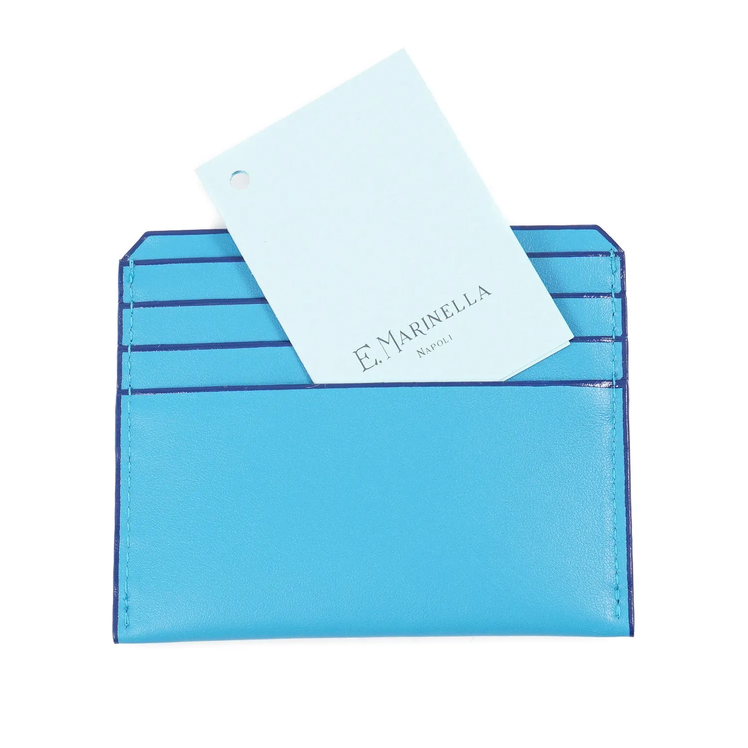 E.Marinella Credit Card Holder in Calfskin