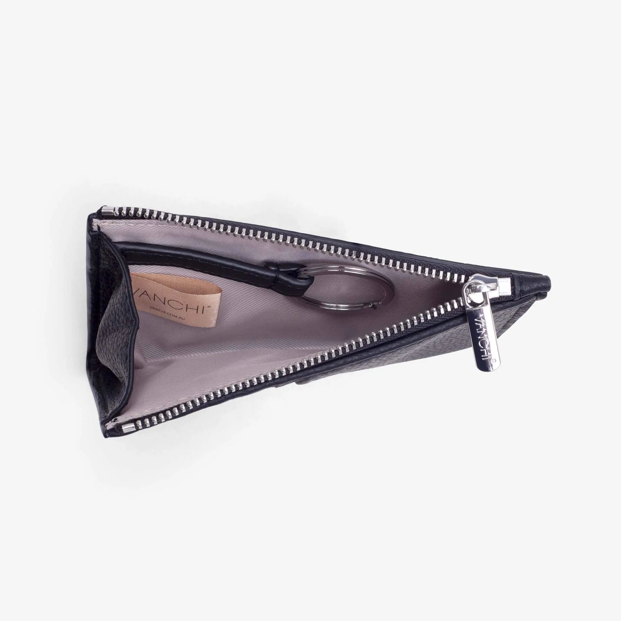 Everything Pouch & Mini Card Wallet - Black Gift Set