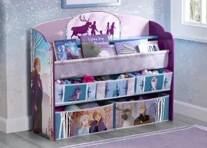 Frozen II Deluxe Toy and Book Organizer