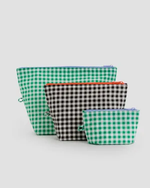 Go Pouch Set - Gingham