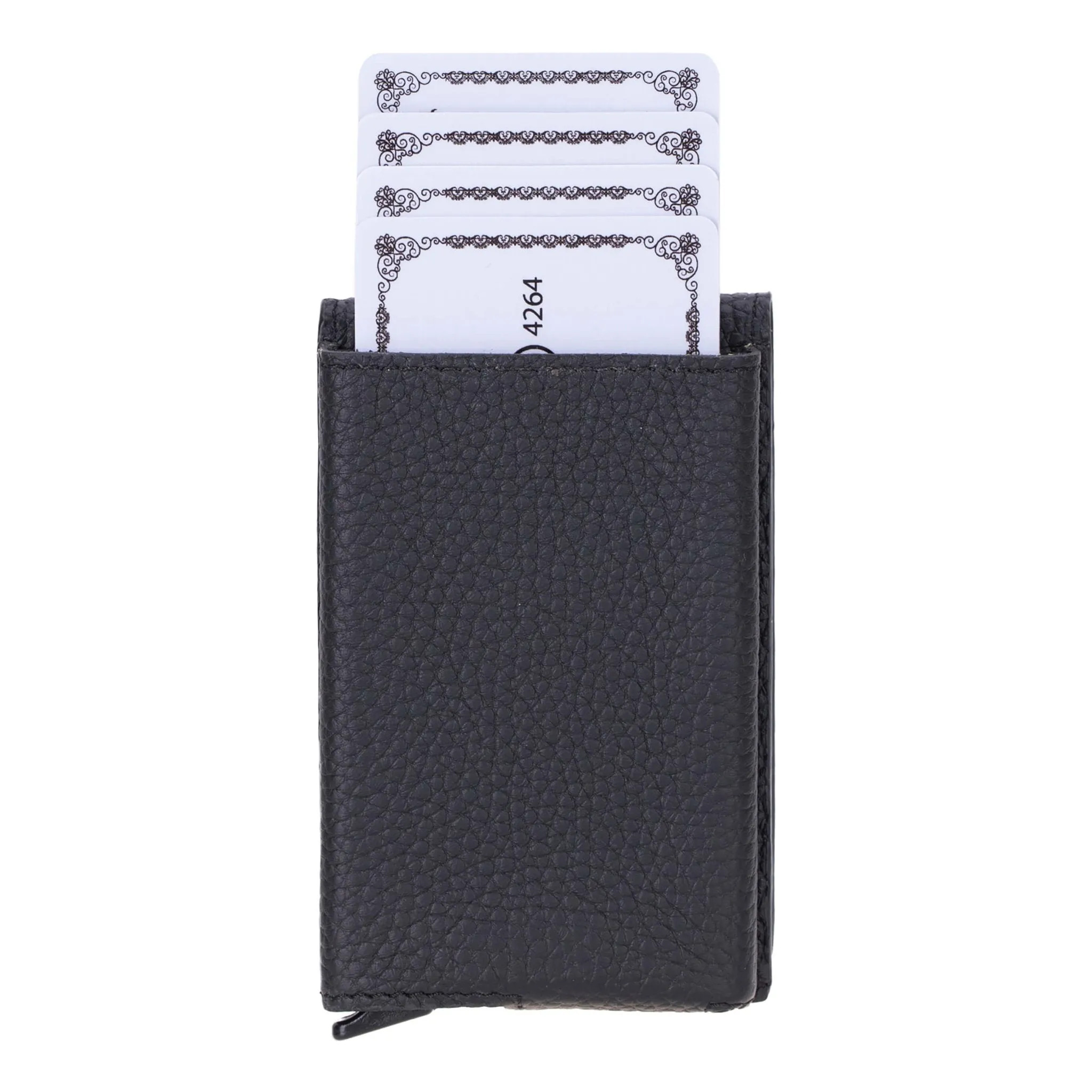 Grant Card Holder Wallet, Pebble Black