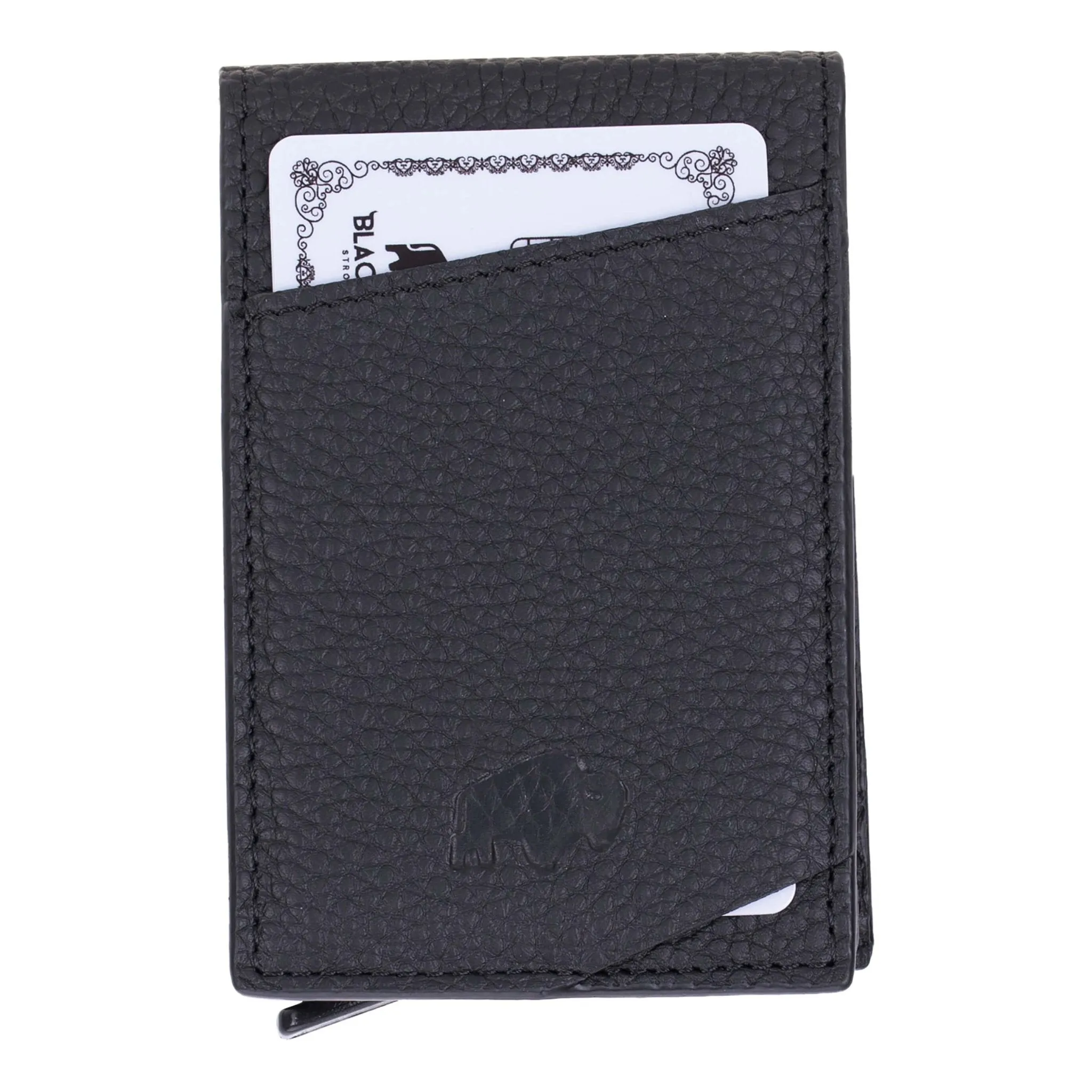 Grant Card Holder Wallet, Pebble Black