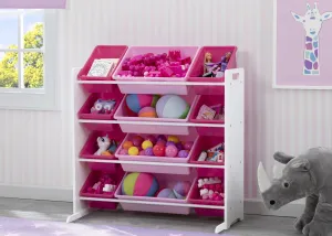 Kids Toy Storage Organizer with 12 Plastic Bins