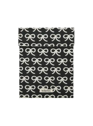 Large Pocket Pouch (Ribbons Black)