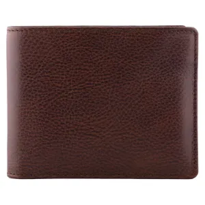 Men's Leather Wallet Lugano Gemini Brown