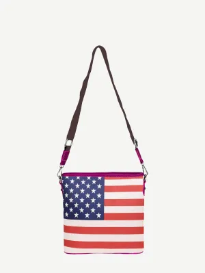 Montana West American Pride Collection Canvas Crossbody