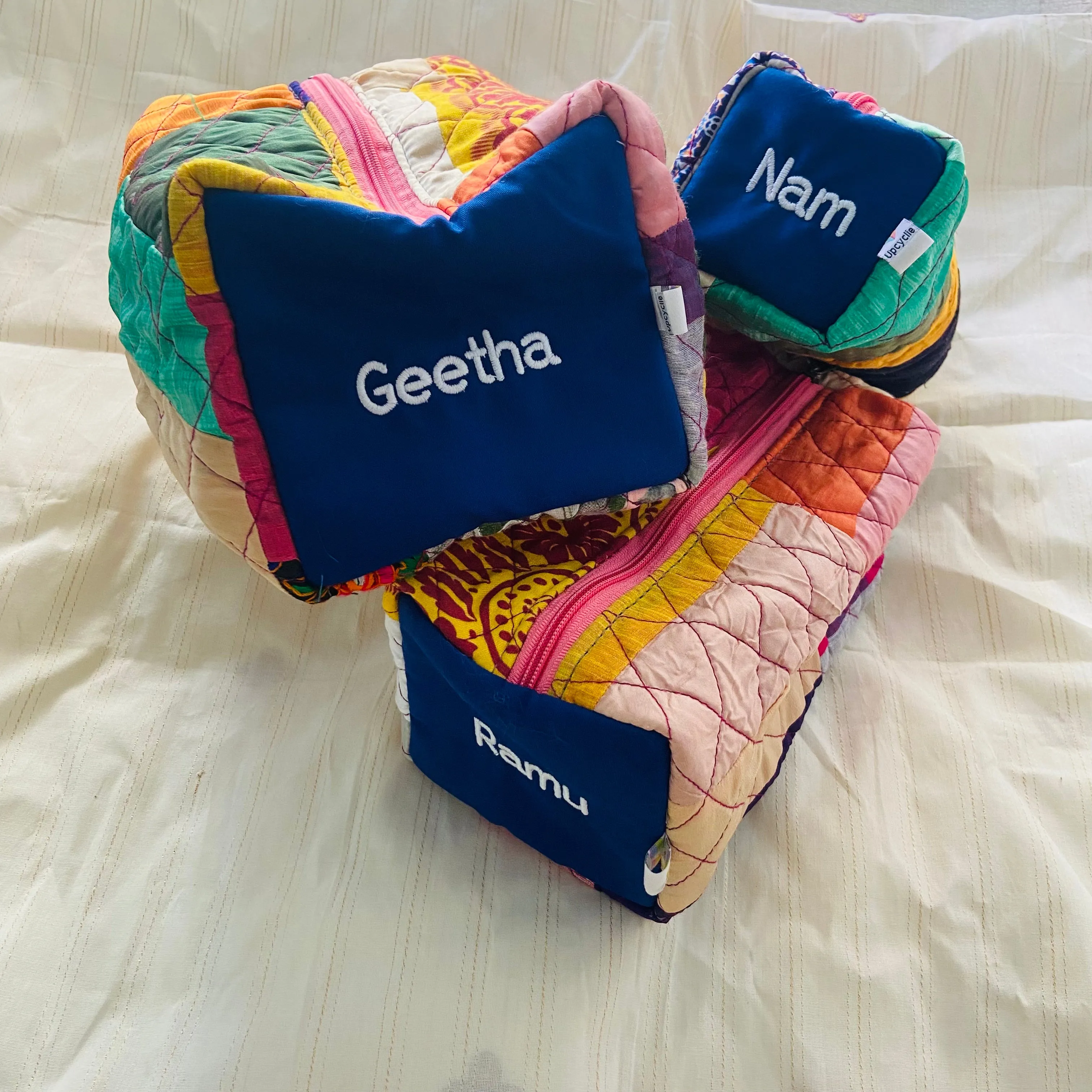 Personalized travel pouch with Name