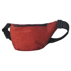 Red Glitter Fanny Pack