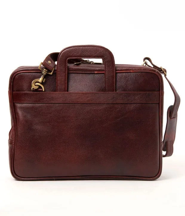 RL Leather Office Portfolio bag – Comfy slide handle