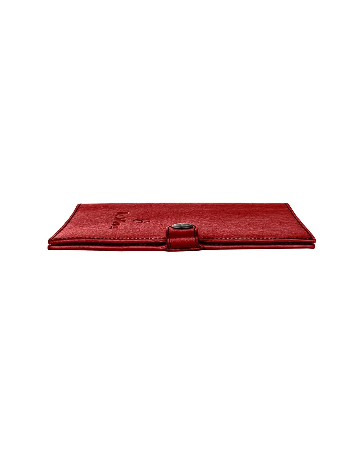 SLIM - Full-grain Leather Car Document Holder - Red