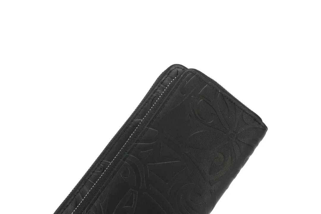 Wristlet Allison Tiare Infinity Embossed Black